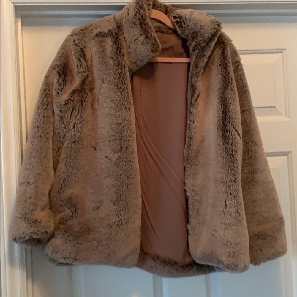 Wren and Willa faux fur jacket